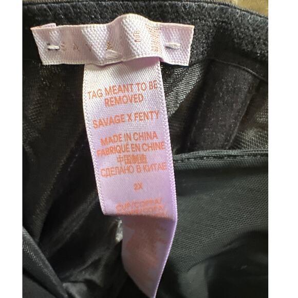 Savage X Fenty Black Embroidered Lace Corset‎ 2X - Picture 6 of 7